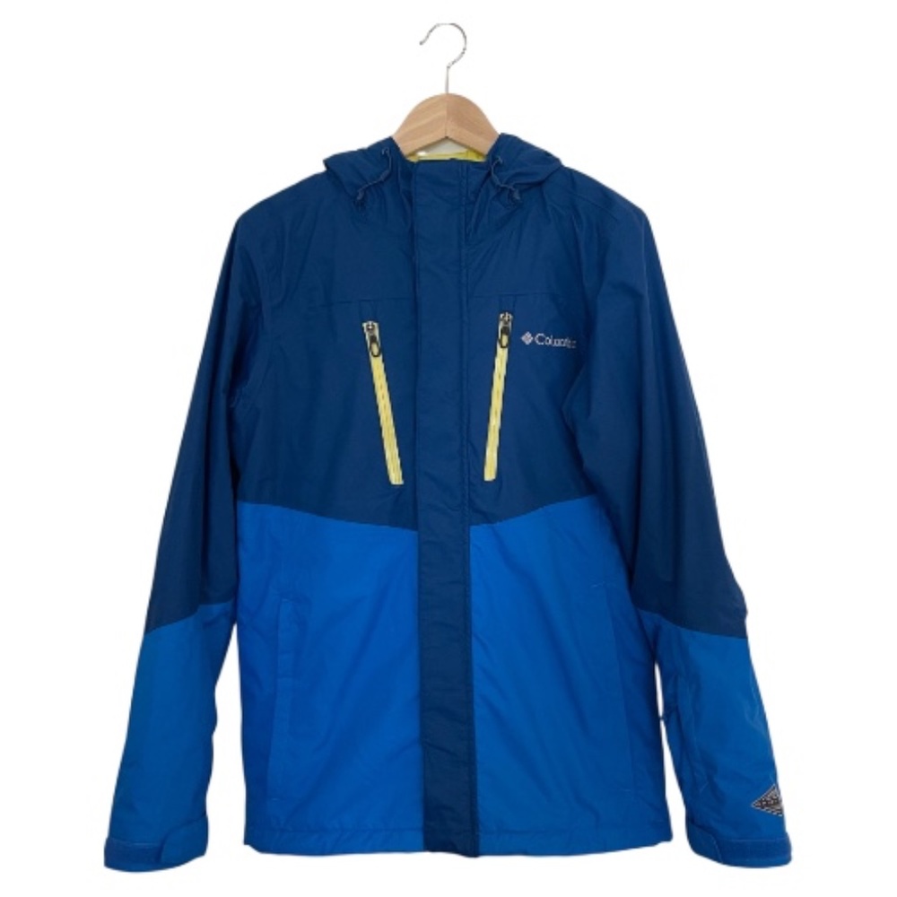 Columbia Men's Omni-Heat Waterproof Hooded Outdoor Jacket. Color block. Size: S
